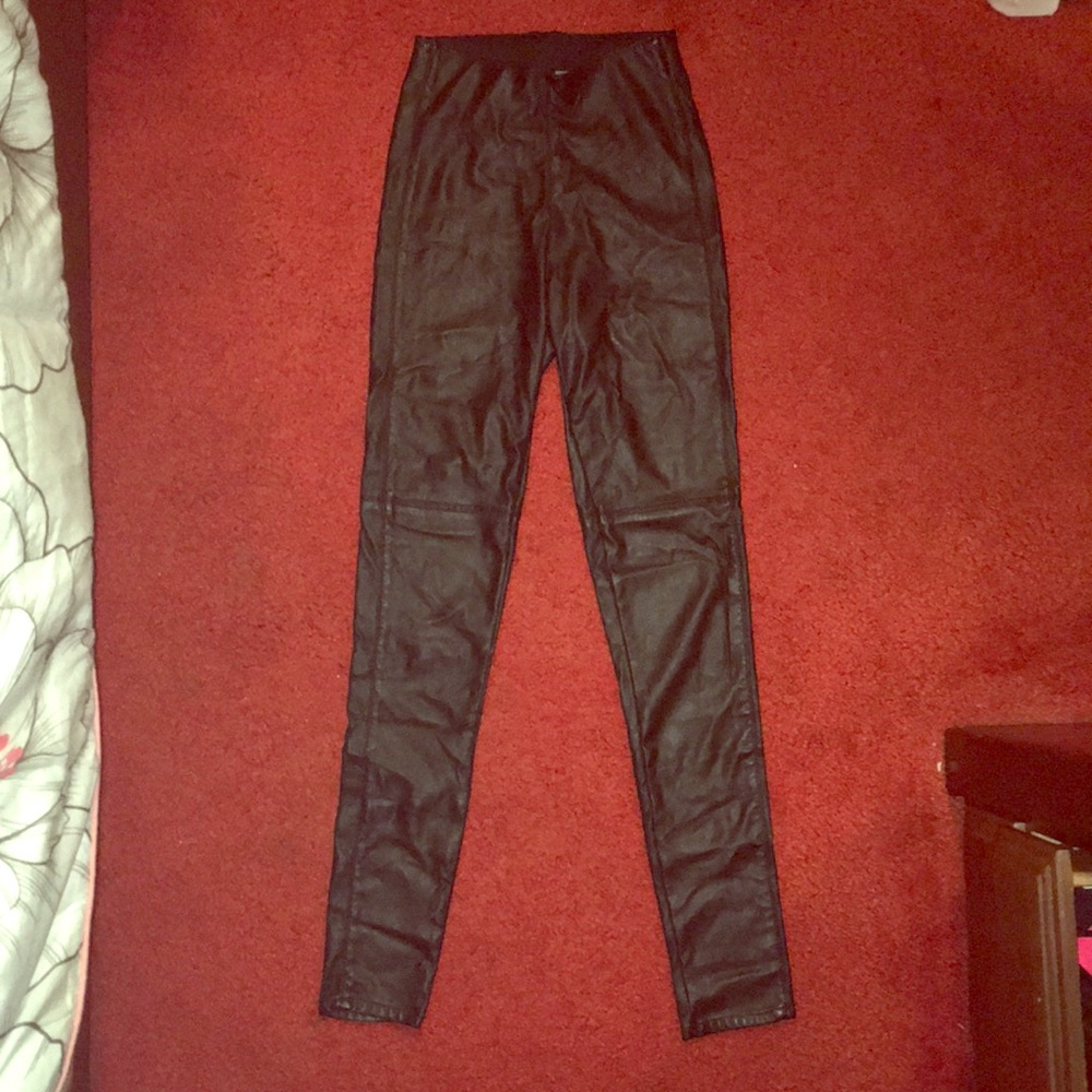 Faux Leather Pants